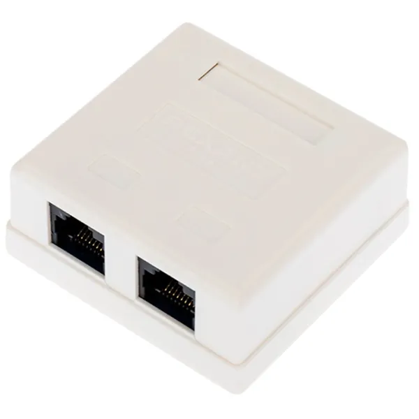 Priză Rexant 03-0136 RJ45/ White photo 1 Priză Rexant 03-0136 RJ45/ White photo 1