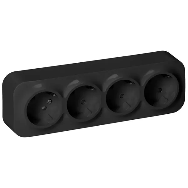 Priză ORNO OROE7210GSB 220 - 240 V/ Type-F/ Black photo 1 Priză ORNO OROE7210GSB 220 - 240 V/ Type-F/ Black photo 1