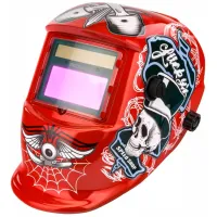 Masca pentru sudat Red Technic RTAPS0061 Red/ 1 photo 2