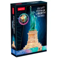 Puzzle 3D CubicFun Statuia Libertății 8+/ Numărul de piese: 79