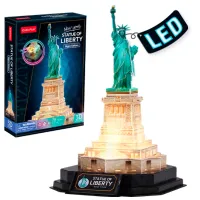 Puzzle 3D CubicFun Statuia Libertății 8+/ Numărul de piese: 79 photo 2