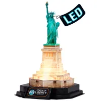 Puzzle 3D CubicFun Statuia Libertății 8+/ Numărul de piese: 79 photo 3