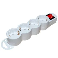 Priză mobilă Scame 161.242 220 - 240 V/ Type-F/ White