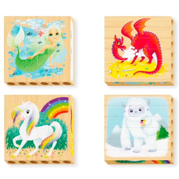 Puzzle Quercetti FANTASTIC ANIMALS 2+/ Numărul de piese: 6 photo 2