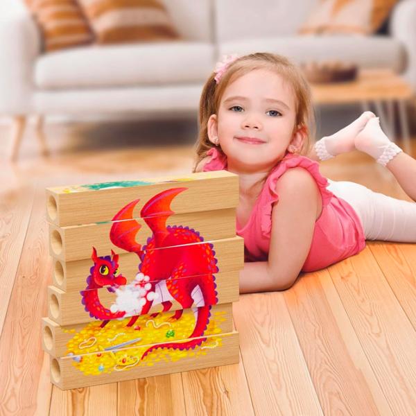 Puzzle Quercetti FANTASTIC ANIMALS 2+/ Numărul de piese: 6 photo 5