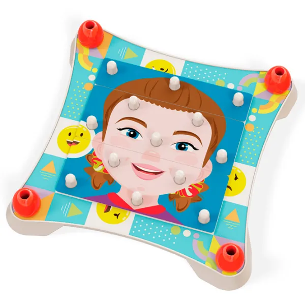 Puzzle Quercetti MAKE A FACE 3+/ Numărul de piese: 12 photo 2
