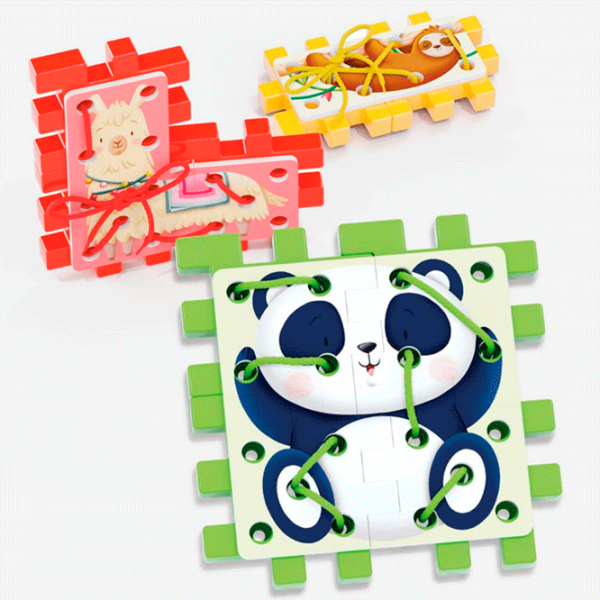 Puzzle Quercetti Play Creativo Lacing 3+/ Количество деталей: 12 photo 3