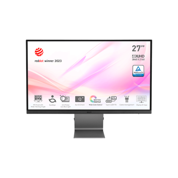 Monitor MSI Modern MD271UL 27" 4K 60 Hz/ 4 ms/ Black photo 1