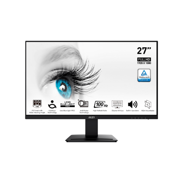 Монитор MSI PRO MP273A 27" Full HD 100 Гц/ 1 мс/ Black photo 1
