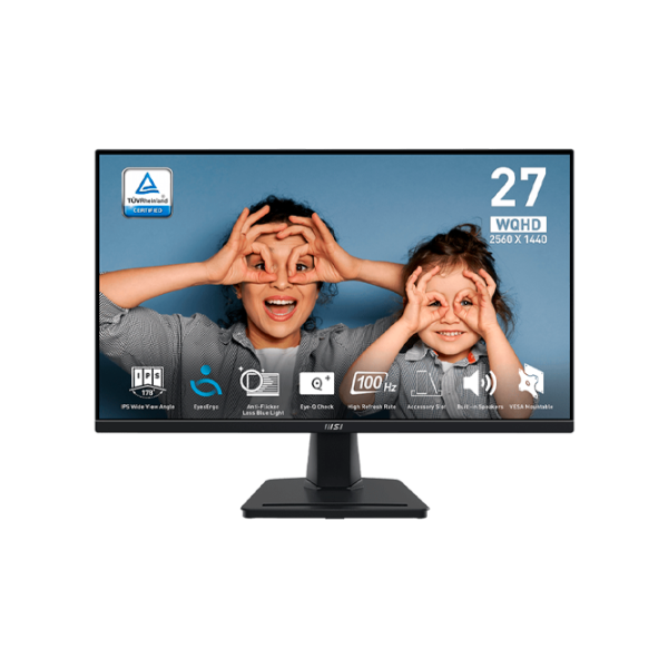 Монитор MSI PRO MP275Q 27" WQHD 100 Гц/ 1 мс/ Black photo 1