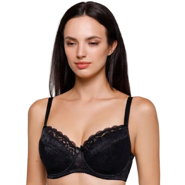 Sutien pentru femei Fantasy 9004 90D/ Black/ Dantelă photo 1