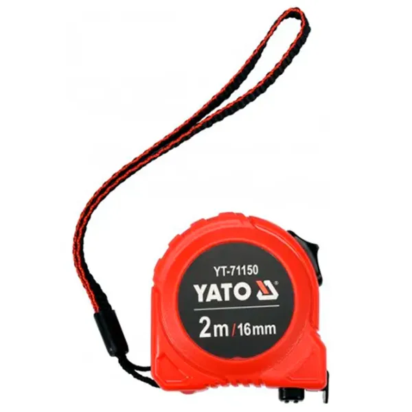 Рулетка Yato YT71150 2 м/ Красный photo 1