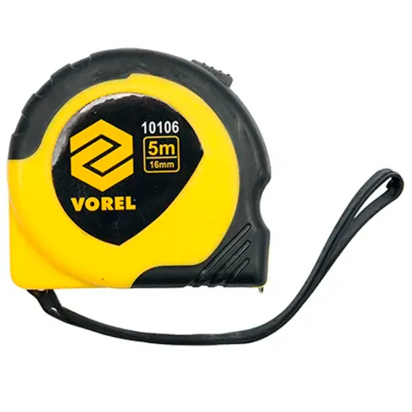 Рулетка Vorel VOR10106 5 м/ Желтый photo 1