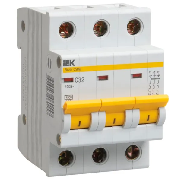 Întrerupător automat IEK MVA21-3-006-C Modulară/ 6 A photo 1
