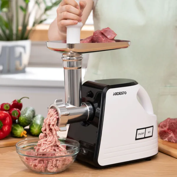 Mașină de tocat carne Ardesto MGA-2300W 2300 W/ 2.2 kg/ min/ White photo 9