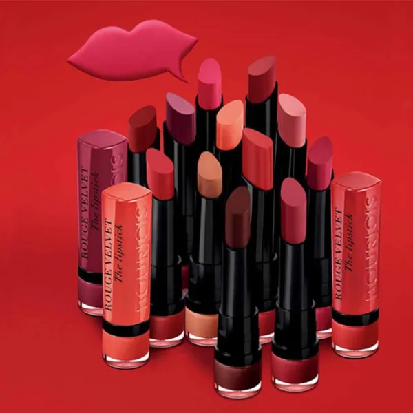 Губная помада Bourjois ROUGE VELVET Stick/ Малиновыи photo 5 Губная помада Bourjois ROUGE VELVET Stick/ Малиновыи photo 5