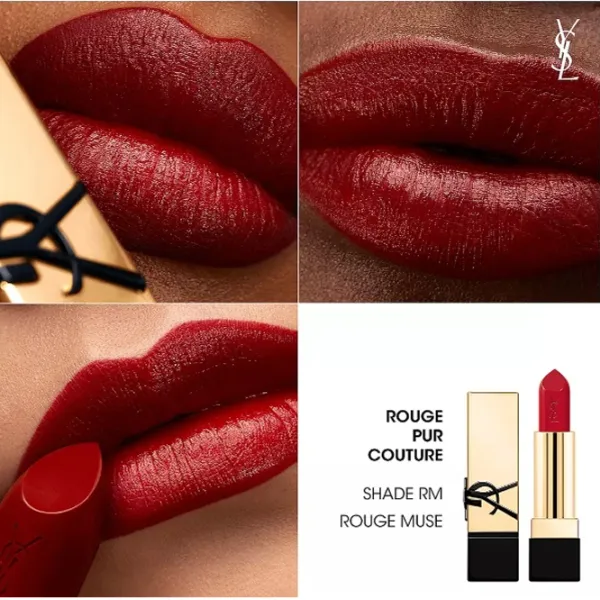 Ruj de buze Yves Saint Laurent ROUGE PUR COUTURE RENO Stick/ Dark Red photo 3 Ruj de buze Yves Saint Laurent ROUGE PUR COUTURE RENO Stick/ Dark Red photo 3