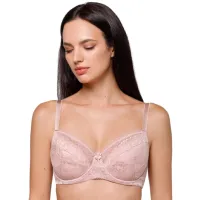 Sutien pentru femei Fantasy 9004 75E/ Pudra/ Dantelă