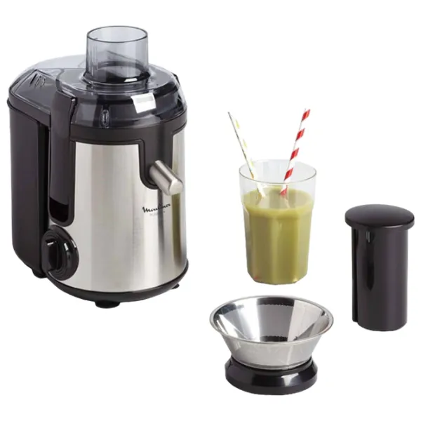 Storcator de fructe Moulinex JU420D10 400 W/ Black Silver photo 2
