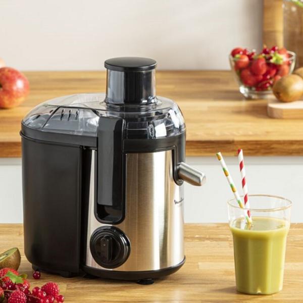 Storcator de fructe Moulinex JU420D10 400 W/ Black Silver photo 8