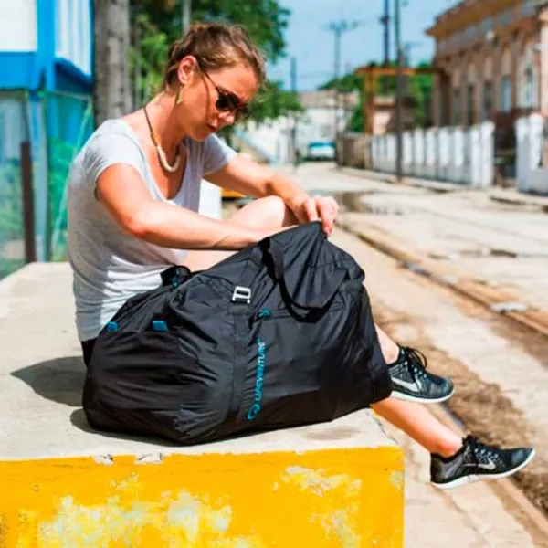 Сумка для путешествий Lifeventure Packable Duffle 70л/ Черный photo 4
