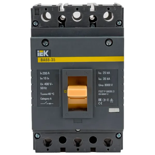 Автоматический выключатель IEK SVA30-3-0200-02 Силовой/ 200 A photo 1 Автоматический выключатель IEK SVA30-3-0200-02 Силовой/ 200 A photo 1