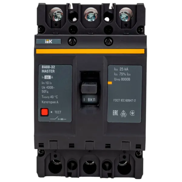 Автоматический выключатель IEK SVA10-3-0050-02 Силовой/ 50 A photo 1 Автоматический выключатель IEK SVA10-3-0050-02 Силовой/ 50 A photo 1