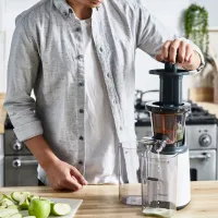 Storcator de fructe Kenwood JMP400WH 140 W/ Black White photo 7