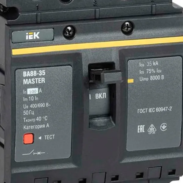 Автоматический выключатель IEK SVA30-3-0100-02 Силовой/ 100 A photo 4
