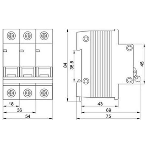 Автоматический выключатель IEK MVA21-3-025-B Силовой/ 25 A photo 2 Автоматический выключатель IEK MVA21-3-025-B Силовой/ 25 A photo 2