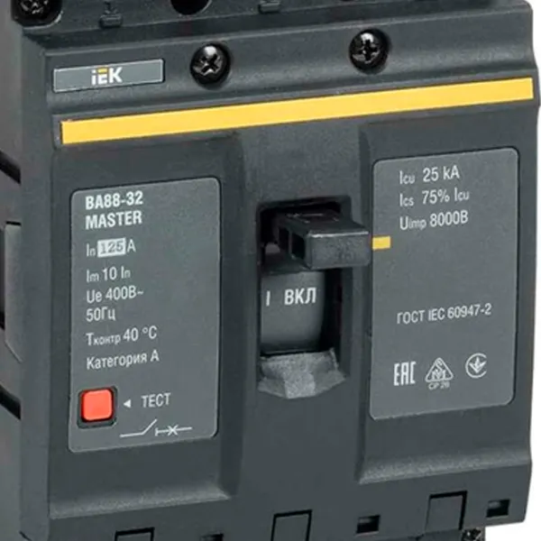 Întrerupător automat IEK SVA10-3-0125-02 Putere/ 125 A photo 3