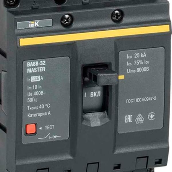 Întrerupător automat IEK SVA10-3-0125-02 Putere/ 125 A photo 3
