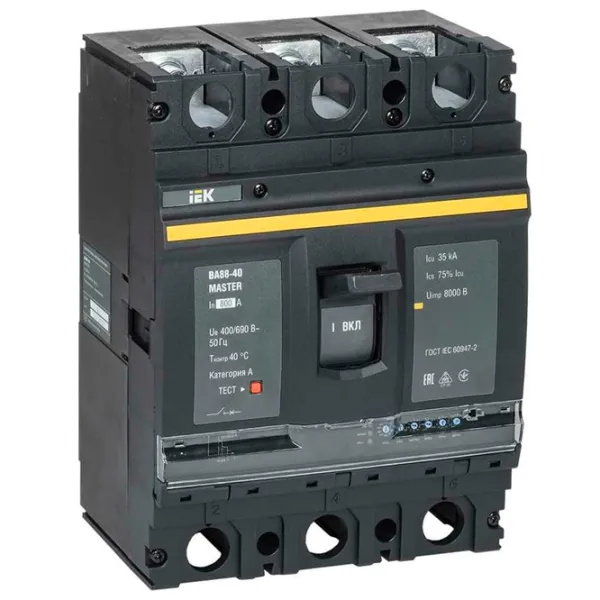 Автоматический выключатель IEK SVA51-3-0800-02 Силовой/ 800 A photo 1