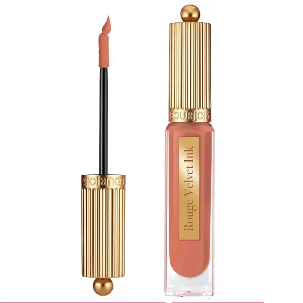 Губная помада Bourjois ROUGE VELVET INK Стик с апликатором/ Light Solmon photo 1