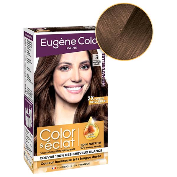 Vopsea de păr Eugene Color 1168138 Cod culoare: 3, 33 ml photo 1 Vopsea de păr Eugene Color 1168138 Cod culoare: 3, 33 ml photo 1