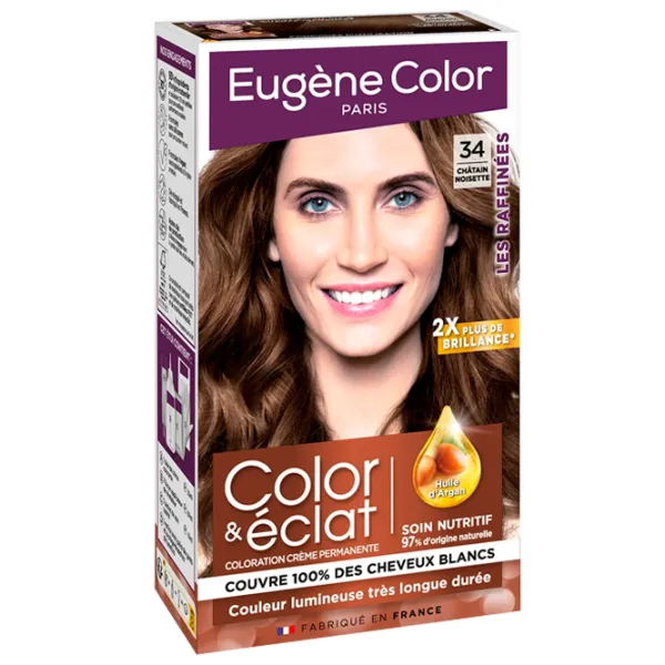 Vopsea de păr Eugene Color 1168140 Cod culoare: 34, 33 ml photo 2 Vopsea de păr Eugene Color 1168140 Cod culoare: 34, 33 ml photo 2