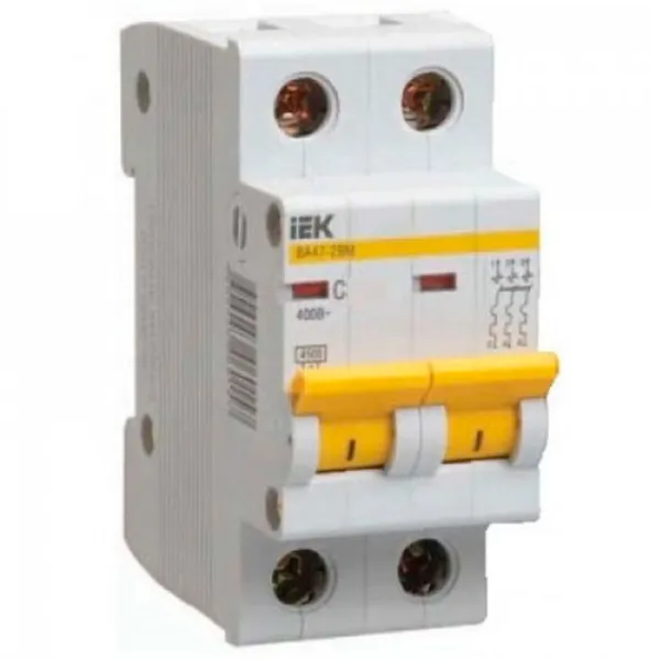 Întrerupător automat IEK MVA21-2-002-B Modulară/ 2 A photo 1