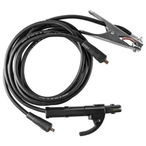 Set cabluri pentru sudat Dnipro-M WS-3216A Black/ 1 photo 1