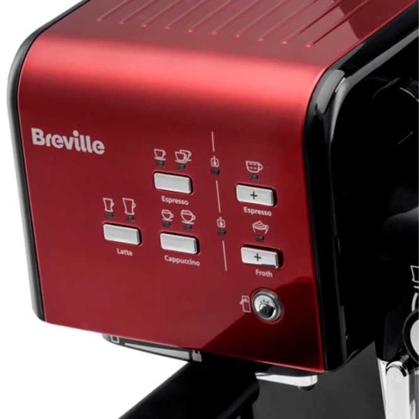 Espressor Breville Prima Latte II VCF109X-01  / 1.5 л / Красный photo 7
