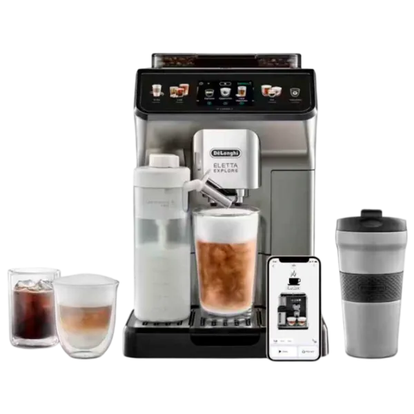 Aparat de cafea DeLonghi ECAM450.86.T 1.8 l/ Inox photo 1