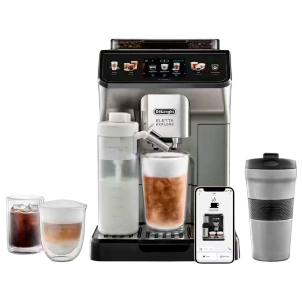 Aparat de cafea DeLonghi ECAM450.86.T 1.8 l/ Inox photo 1