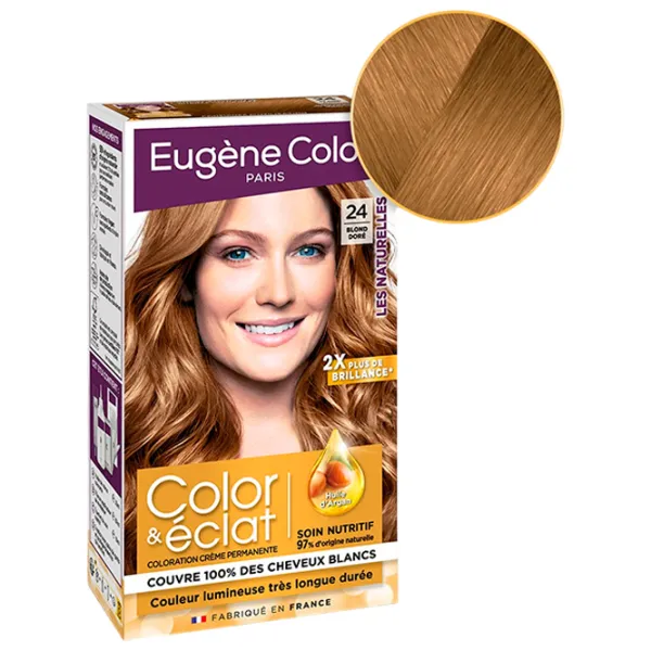 Vopsea de păr Eugene Color 1168136 Cod culoare: 24, 33 ml photo 1 Vopsea de păr Eugene Color 1168136 Cod culoare: 24, 33 ml photo 1