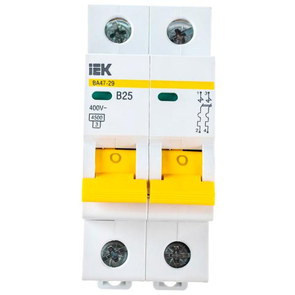 Автоматический выключатель IEK MVA21-2-025-B Модульная/ 25 A photo 2