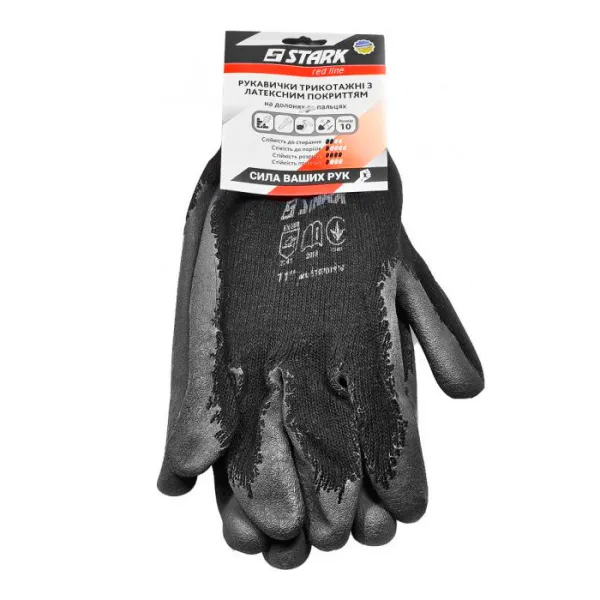 Защитные перчатки Stark Work gloves Хлопок/ Black photo 1