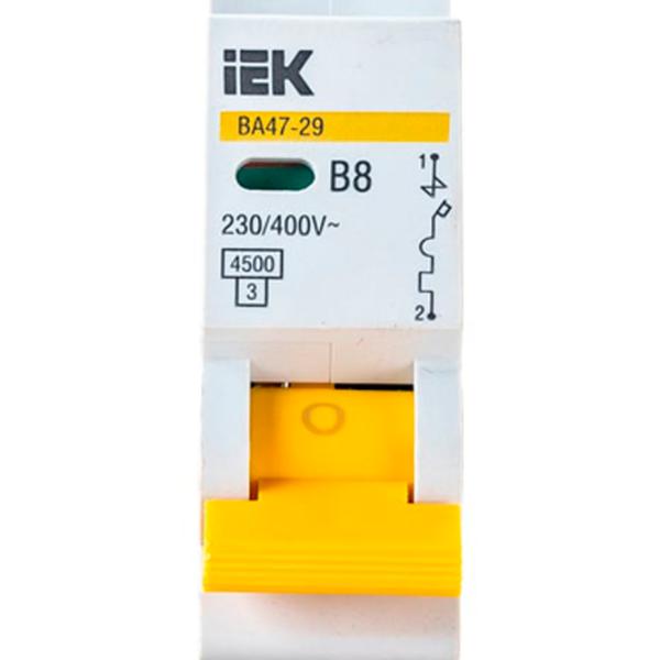 Автоматический выключатель IEK MVA21-1-008-B Модульная/ 8 A photo 3 Автоматический выключатель IEK MVA21-1-008-B Модульная/ 8 A photo 3