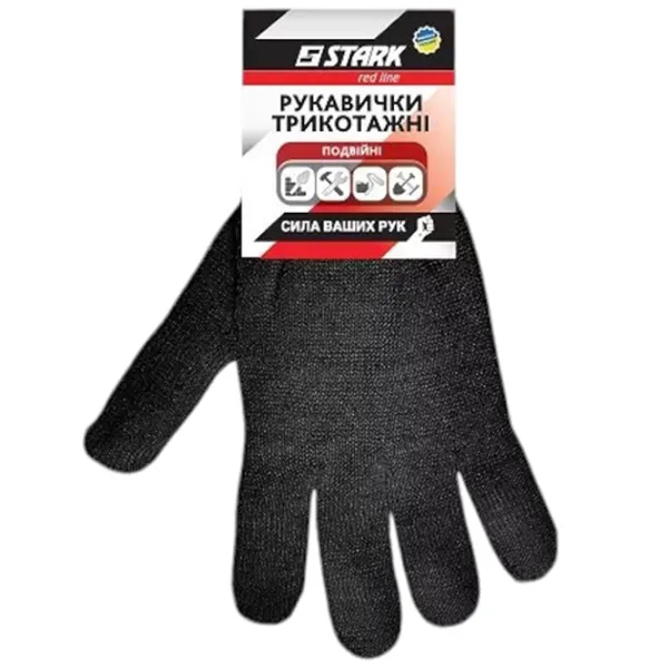 Mănuși de protecție Stark Work gloves Bumbac/ Black photo 1