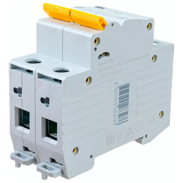 Автоматический выключатель IEK MVA21-2-016-B Модульная/ 16 A photo 3