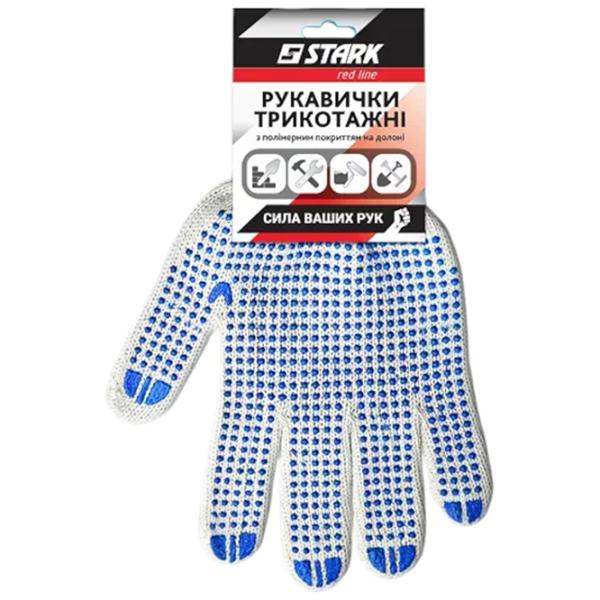Mănuși de protecție Stark Work gloves Bumbac/ White photo 1