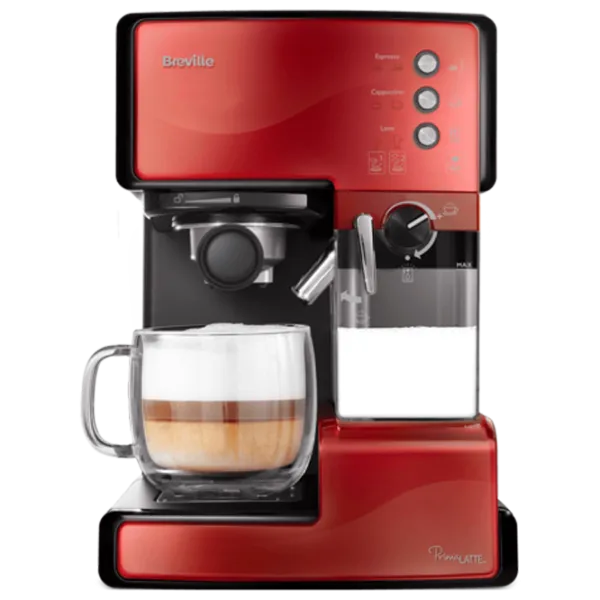 Espressor Breville Prima Latte VCF046X-DIM  / 1.5 l / Red photo 1