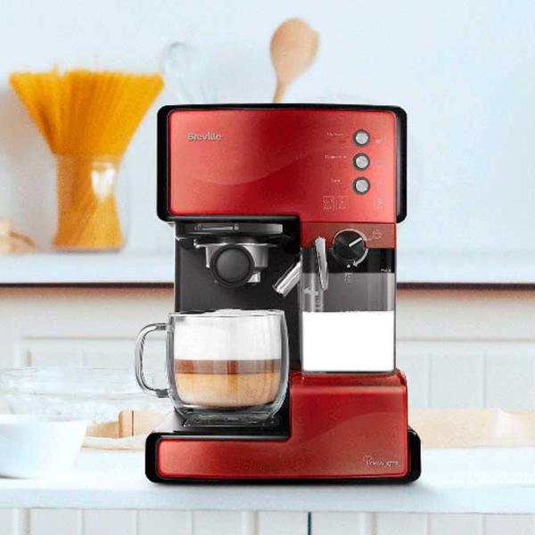 Espressor Breville Prima Latte VCF046X-DIM  / 1.5 l / Red photo 2